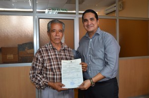 entrega de títulos