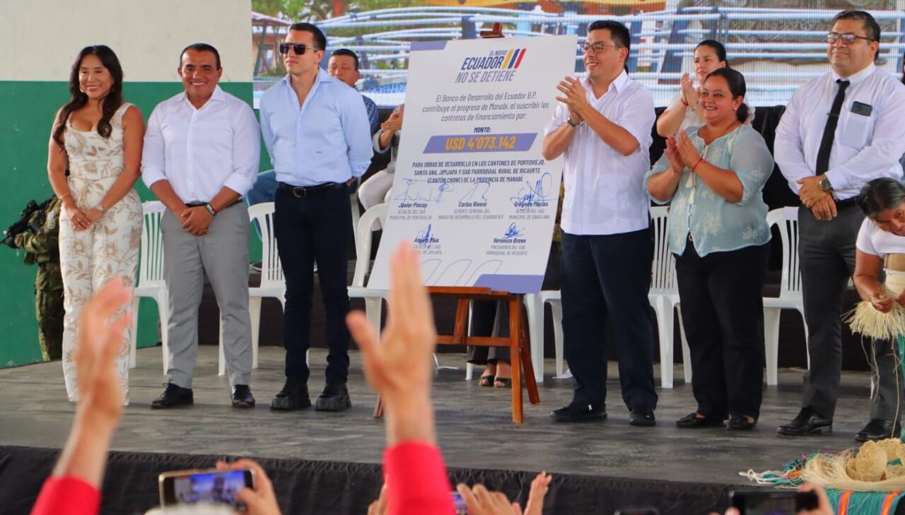 OBRAS PARA MANABI: EL GOBIERNO NACIONAL DESTINA MAS DE USD 4 MILLONES PARA IMPULSAR SU DESARROLLO Y PROGRESO