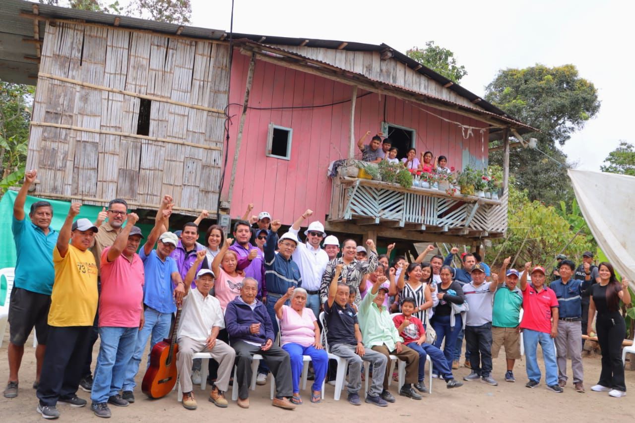 Bijagual tiene luz por primera vez en 60 años: el Gobierno Nacional transforma vidas en 24 de Mayo